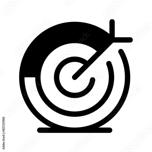 Target Icon Vector Symbol Design Illustration