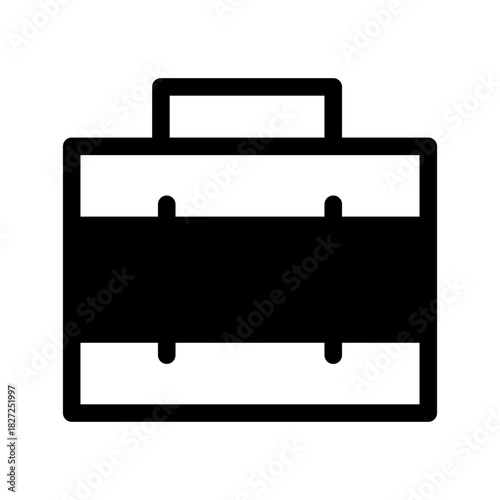 Suitcase Icon Vector Symbol Design Illustration