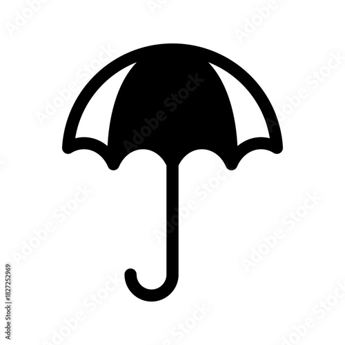 Umbrella Icon Vector Symbol Design Illustration