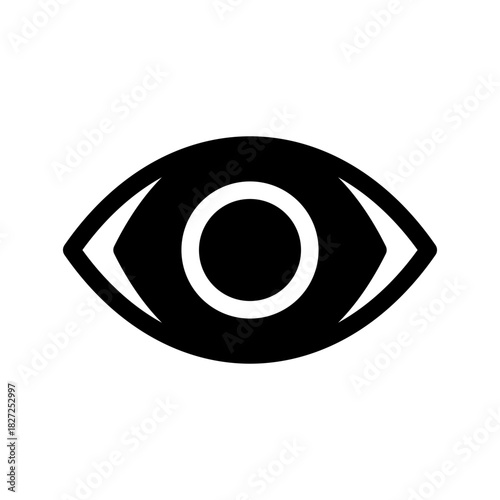 Eye Open Icon Vector Symbol Design Illustration
