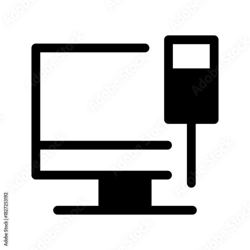 Ethernet Icon Vector Symbol Design Illustration
