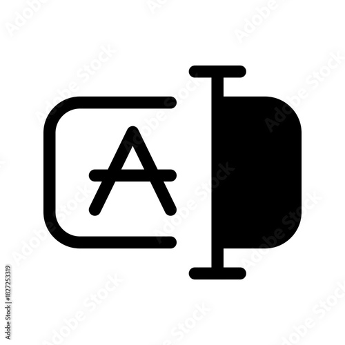 Rename Icon Vector Symbol Design Illustration