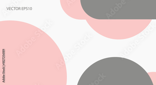 Abstract Geometric Shapes Background with Soft Colors.