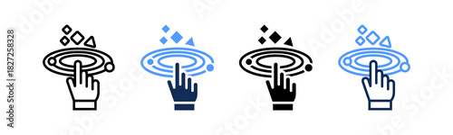 Interactivity multiple icon