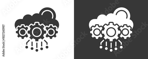 Api Icon Set Vector Collection Isolated In Black And White