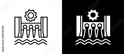 Construction blackwhite icon