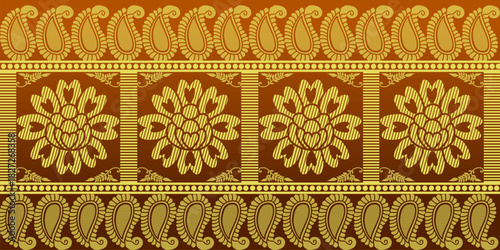 beautiful graphic saree design and this sari design is in Indian style which is for textile fashion industry and it can be used as wallpaper backdrop and website bg this style is originated in india 