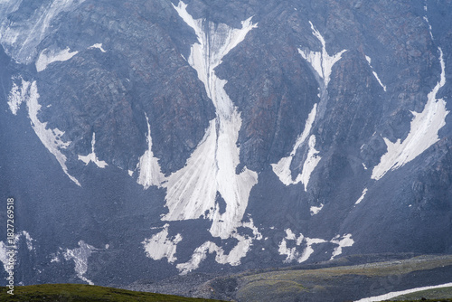 mountain landscape with clouds