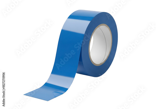 Vibrant blue tape roll for crafting projects offering endless possibilities, ideal for packaging solutions, DIY creations, and secure sealing needs with a modern touch