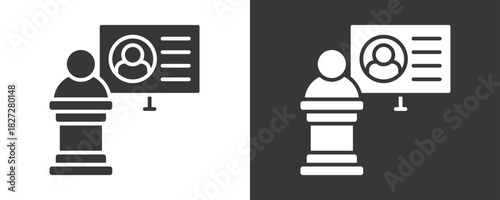 Succession Planning Icon Set Vector Collection Isolated In Black And White