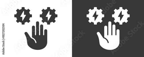 Conflict Management Icon Set Vector Collection Isolated In Black And White