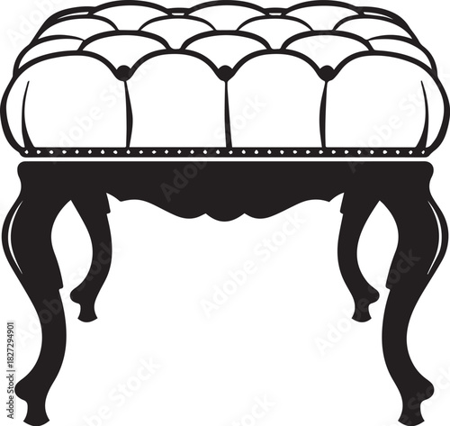 Ottoman furniture icon clean simple linear