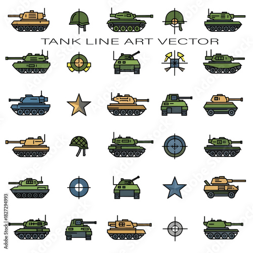 Military Tank in Action