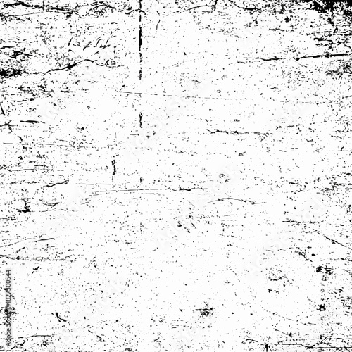 Abstract grunge texture background with distressed overlay, high contrast black and white surface detail for graphic design