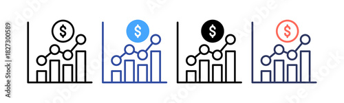Profit multiple icon