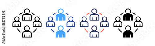 Stakeholder multiple icon
