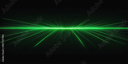 Abstract blue background with bright laser light rays and glowing stars for digital technology design