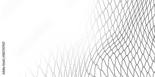 Mesh texture for fishing nets. Grunge pattern for sportswear or soccer goal, volleyball net, basketball hoop, hockey, athletics.