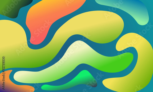Vector Colorful liquid and fluid background, can use for art festival. banner etc.