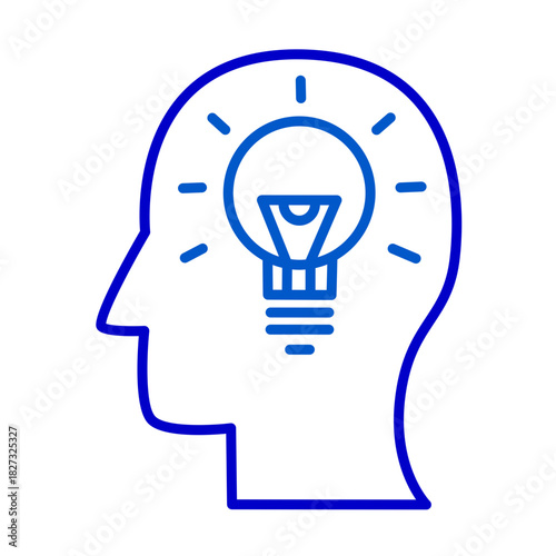 Head Lightbulb Creative Thinking