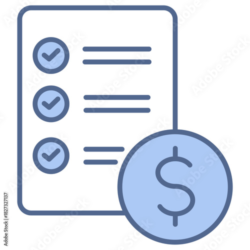 List Price Blue Icon