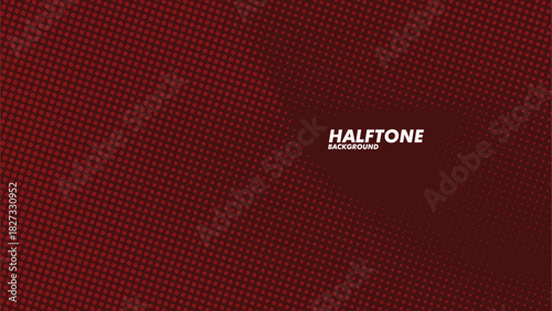 abstract halftone background with red circles