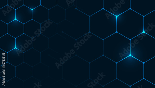 hexagonal pattern background in medical style