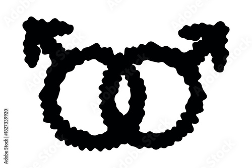 Hand drawn homosexual identity sign Symbol used to represent sex and gender