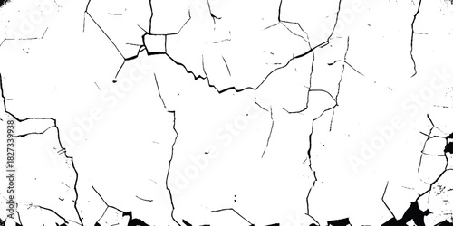 Cracked concrete wall background