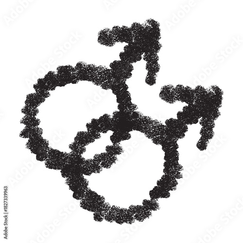 Hand drawn homosexual identity sign Symbol used to represent sex and gender