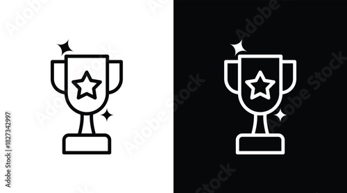 mastery Two-tone version in black and white background