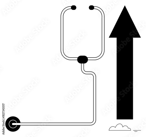 Energy concept. Energy flow through circuits and bold arrow power, growth, and progress. Energy dynamics in technology, innovation, and development. include renewable energy, innovation growth