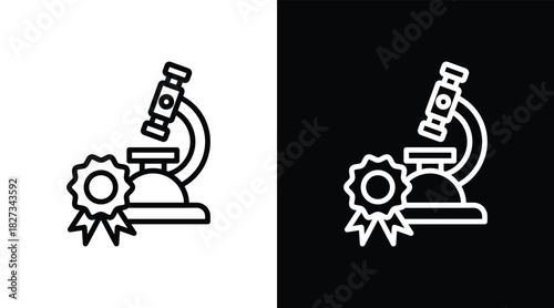 specialist Two-tone version in black and white background