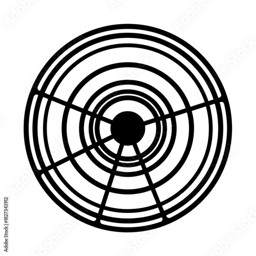 World Wetlands Water Waves Circular ripple pattern with concentric rings radial effect