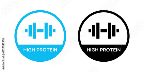 Round High Protein Labels