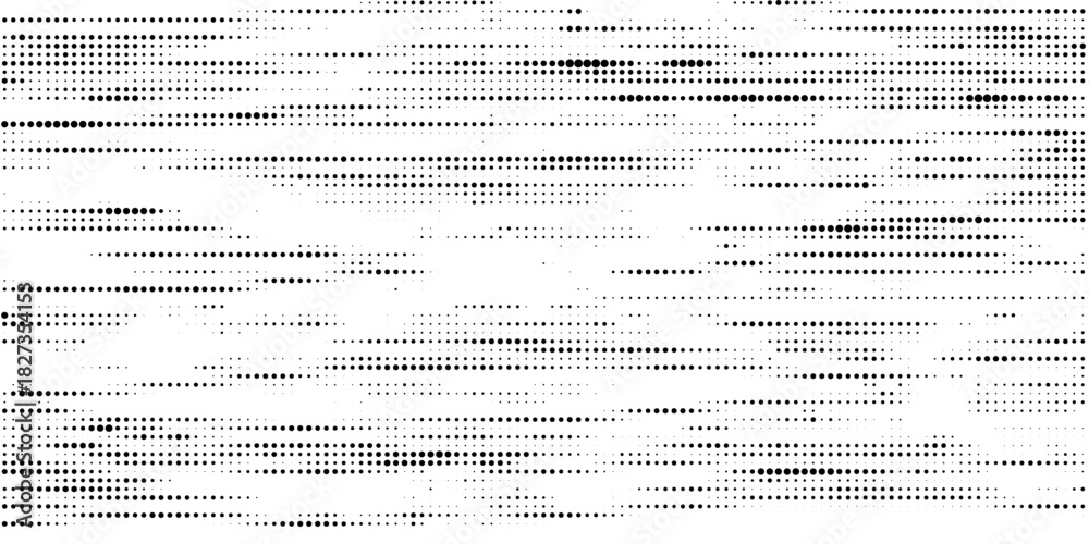 Fototapeta premium Black striped dotted background. Half tone overlaying background. Vector graphic design textured template