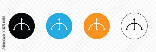 Consolidation icon set. Merge symbol. Simple consolidate abstract icon in black, white and blue symbol for website design, app, UI. isolated on white and black background. vector illustration. EPS 10 