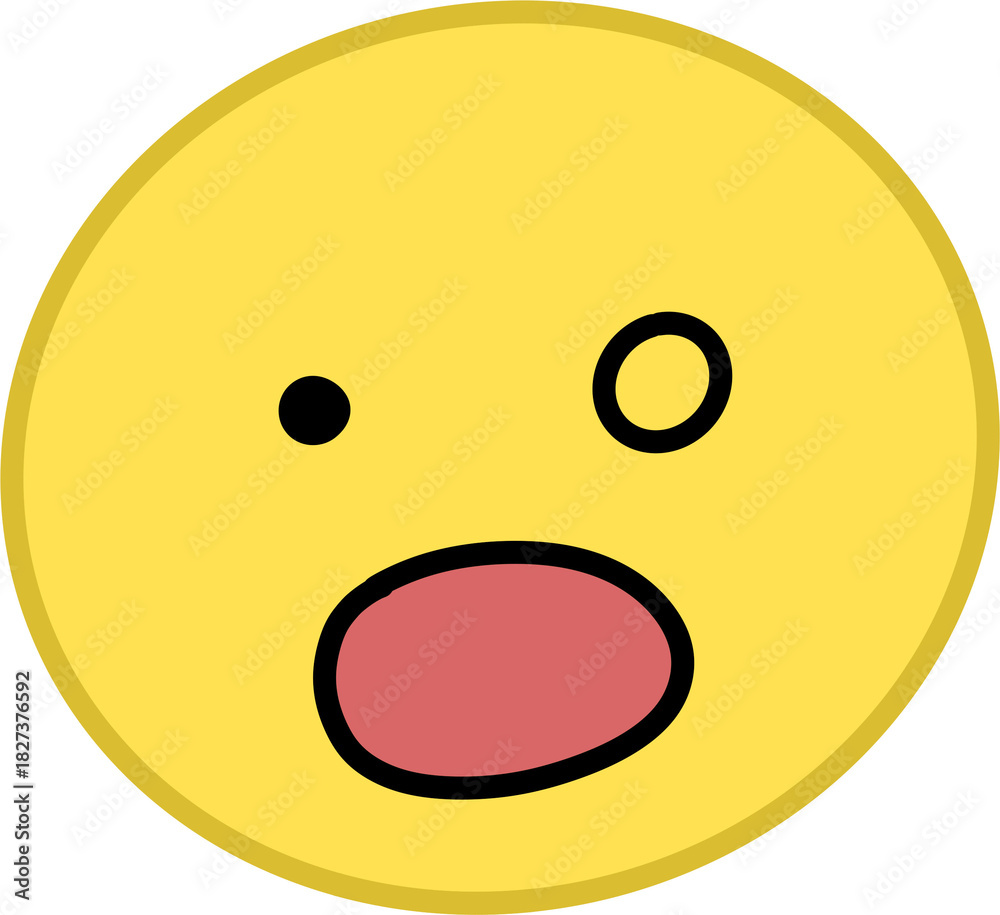 Fototapeta premium 놀란표정