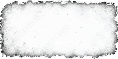 Distressed paper frame with grunge edges textured border element perfect for adding a vintage or aged effect to photos and designs