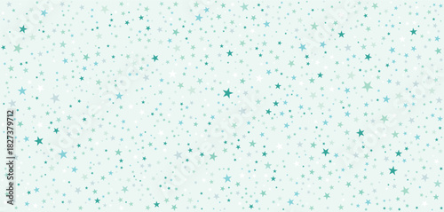 Blue Star and Dot Pattern on Light Background. Whimsical Celestial Design for Winter Decor, Celebration Graphics, Nursery Wallpaper, Holiday Wrapping Paper, and Magical Sky Themed Projects