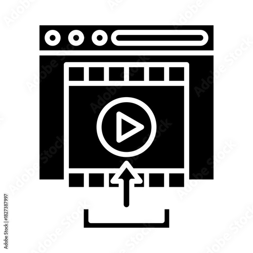 Video upload icon