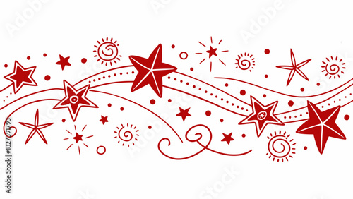 Christmas celebration stars