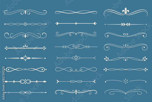 Elegant Dividers Decorative Separators Collection in Vector Format