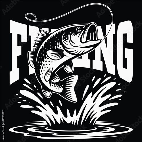 fishing t-shirt design