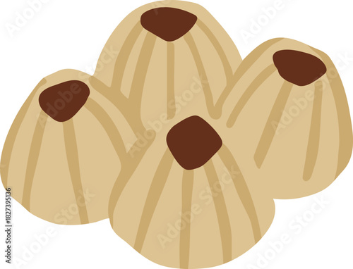 Cluster of rounded cinder cones