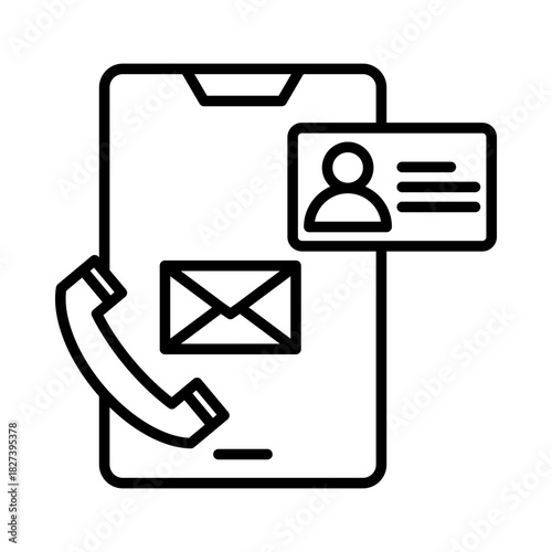 contact information icon