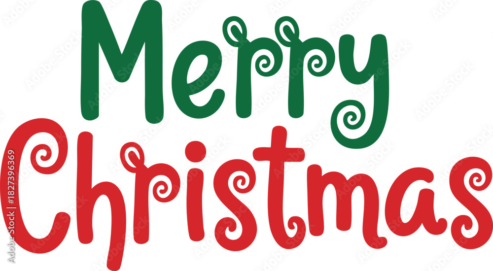 Fototapeta premium Merry Christmas, 메리 크리스마스