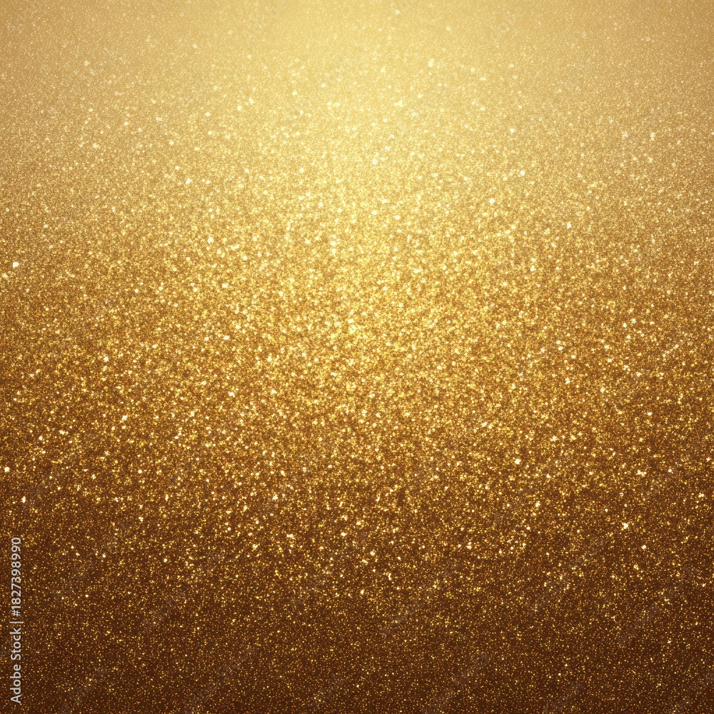 Obraz premium Festive Gold Celebration, Warm golden sparkle brings an upbeat party mood. Bright points of light add joy for holiday cards and event designs.