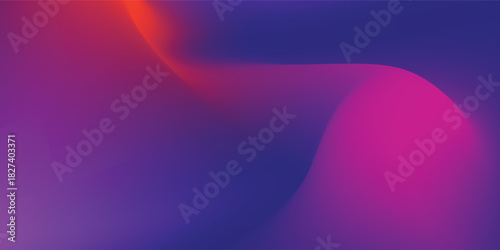 Vibrant abstract background with a smooth, flowing gradient of purple, magenta, and blue hues.