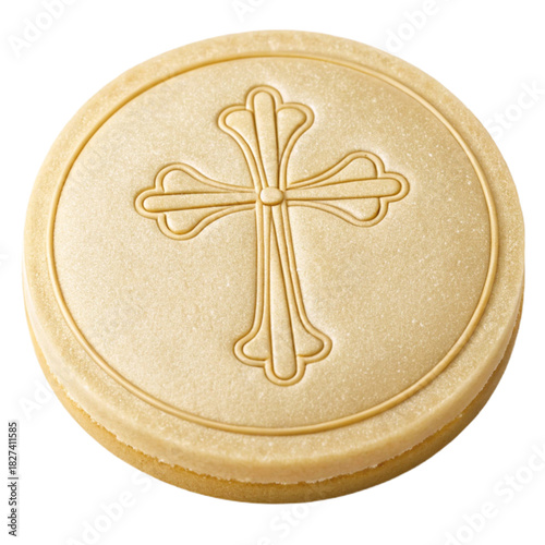 Celebrate faith with this elegant cross cookie design, perfect for religious events, church gatherings, or spiritual celebrations. A sweet symbol of devotion.
